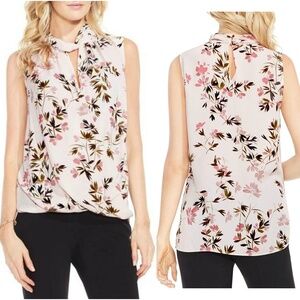 Vince Camuto Timeless Bouquet Blouse Tank $79 XS